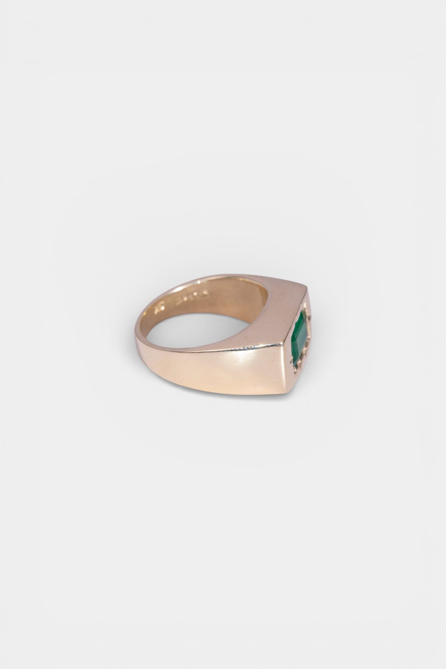 The Gilded Emerald Signet