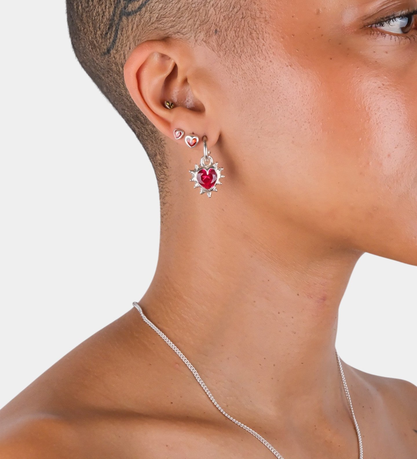 Tiny Heart Studs