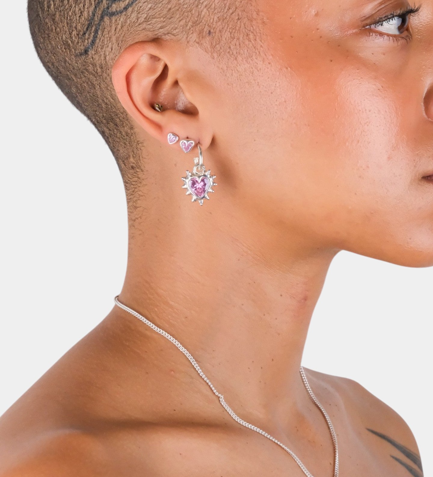 Tiny Heart Studs