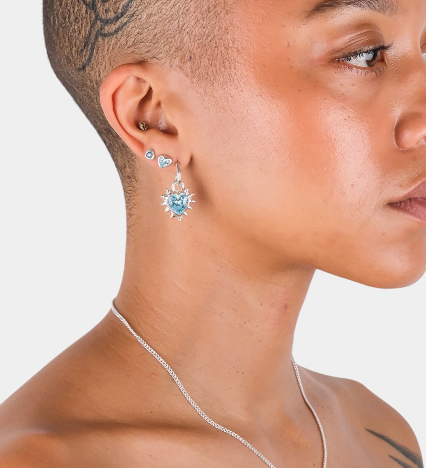 Tiny Heart Studs