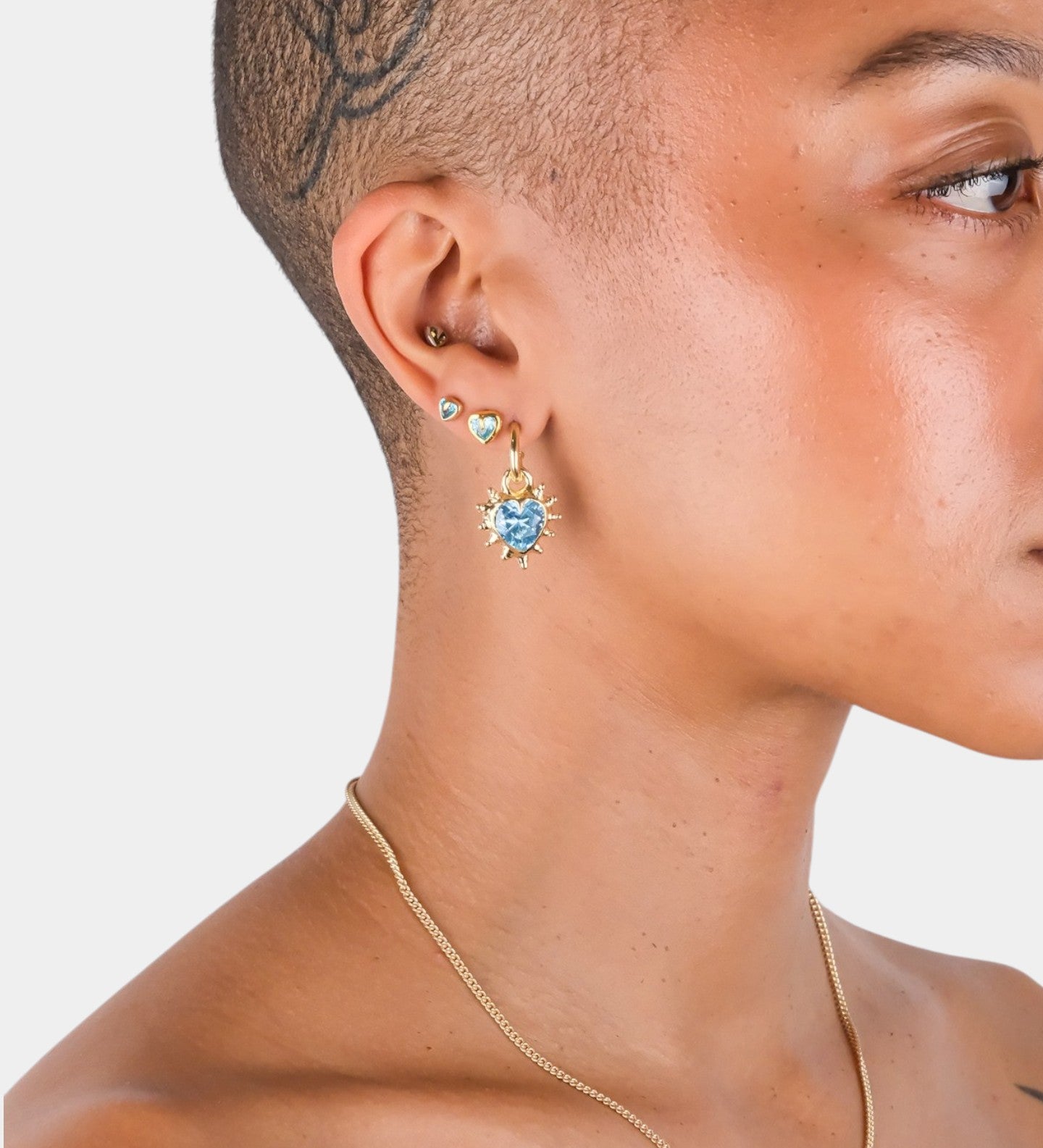 Tiny Heart Studs
