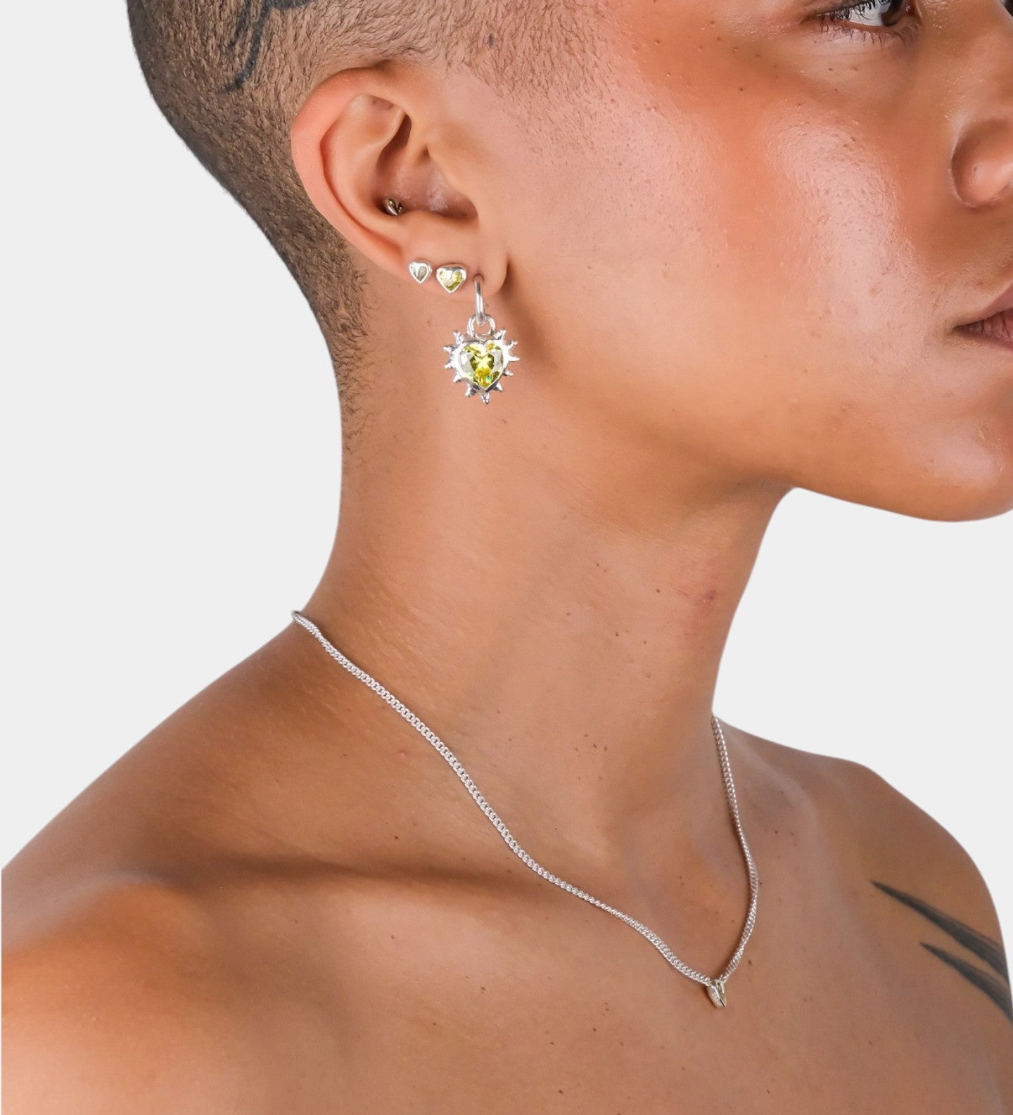 Tiny Heart Studs