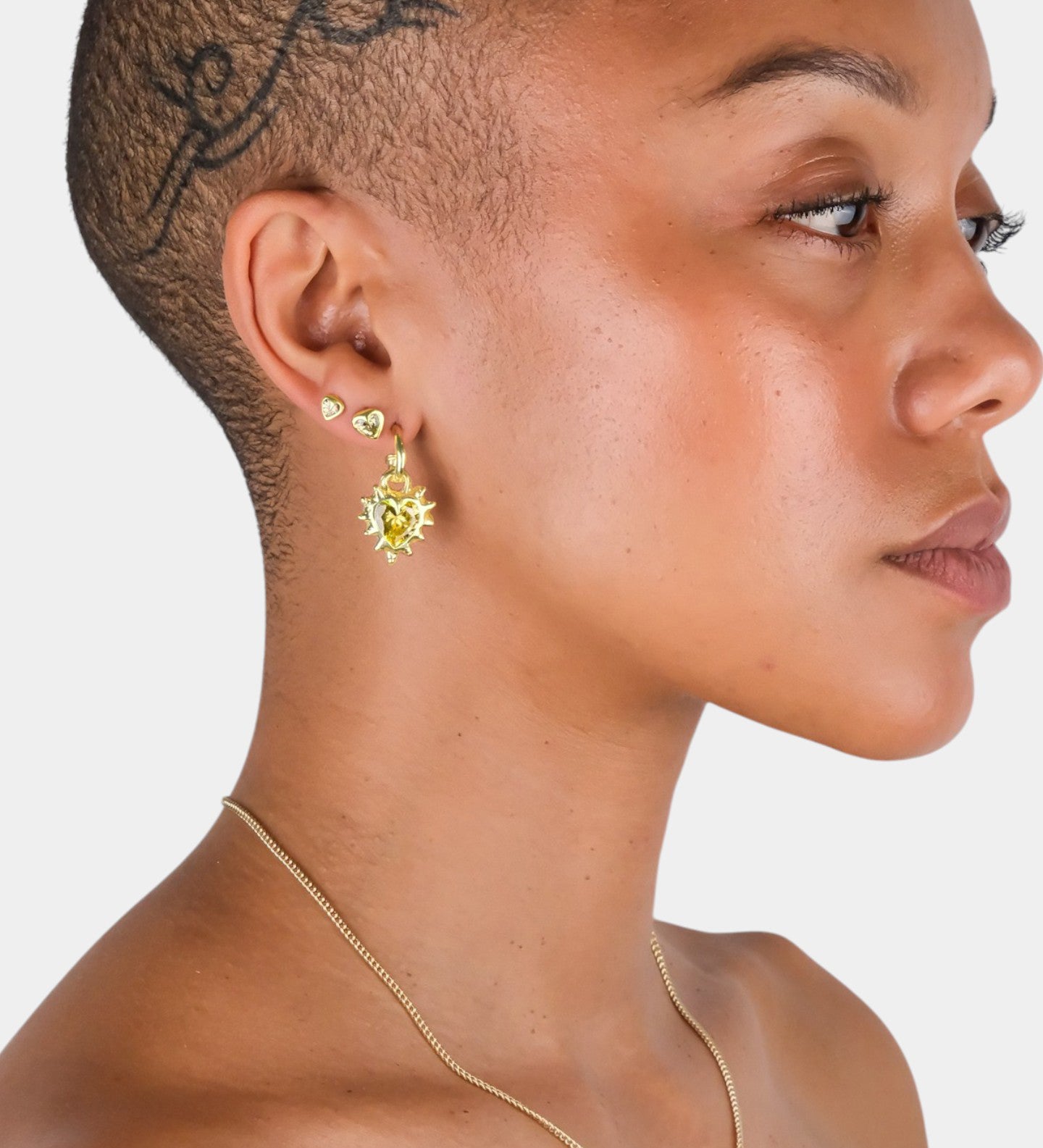 Tiny Heart Studs