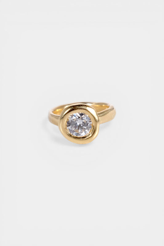 Donut Diamond Ring