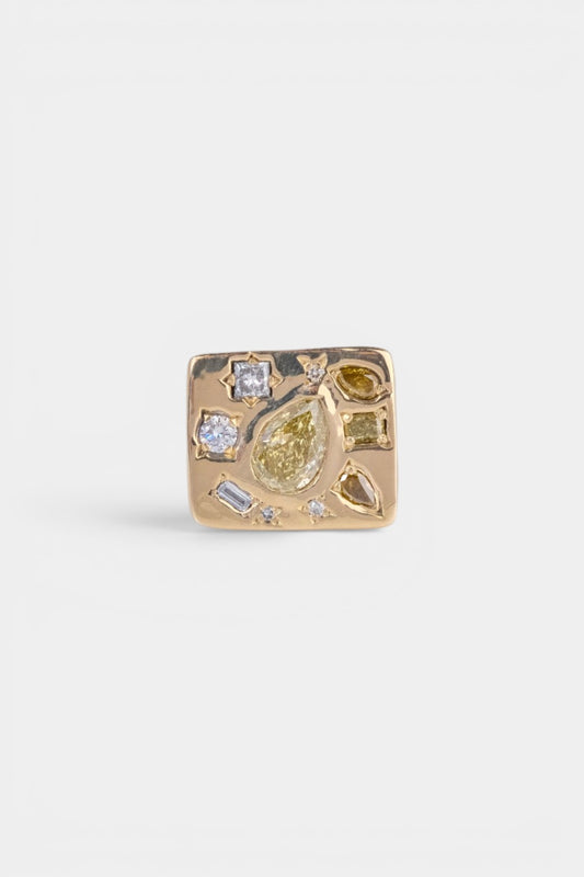 Mellow Yellow Signet Ring