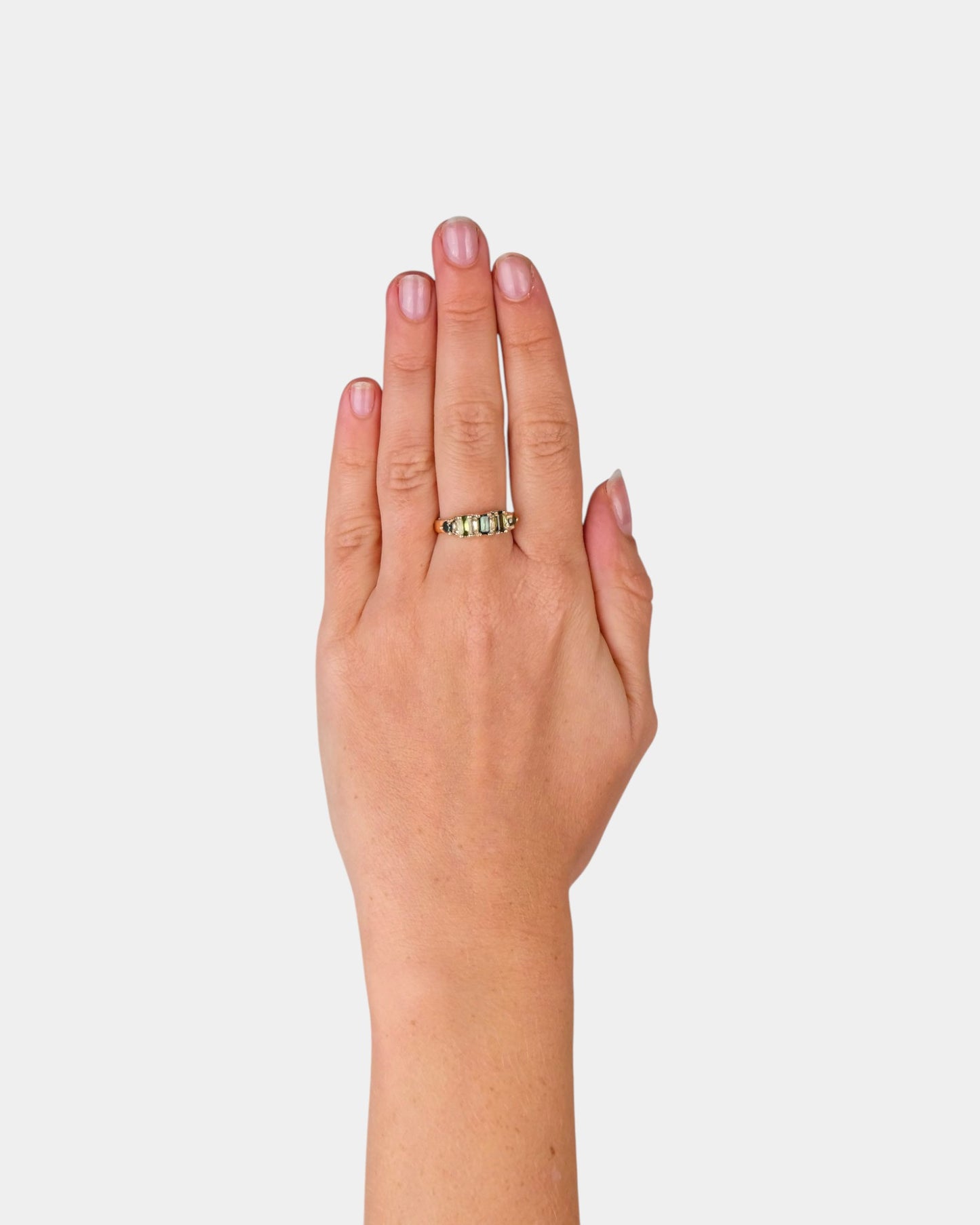 Bamboo Saucer Ring