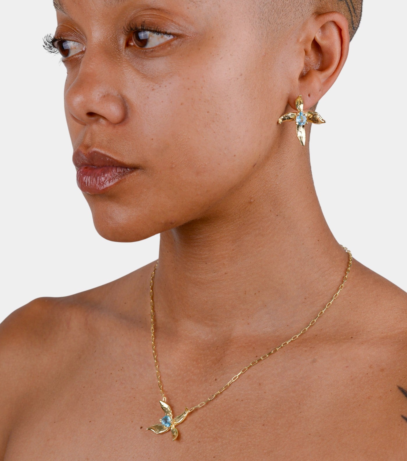 Orchid Studs